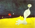 Persona tirando una piedra a un pájaro Joan Miró
